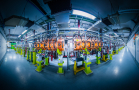 Behind-the-scenes at Linac4, a linear accelerator under construction. It is the future starting point of the proton beams circulating in the Large Hadron Collider.