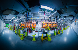 Behind-the-scenes at Linac4, a linear accelerator under construction. It is the future starting point of the proton beams circulating in the Large Hadron Collider.